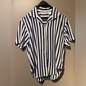 Kathy che button down shirt size 14